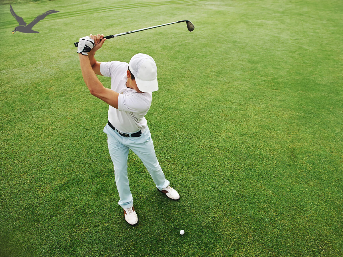 Guida alla posizione della pallina da golf tramite club